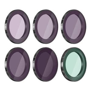 Sett med 6 filtre Freewell for DJI Action 4