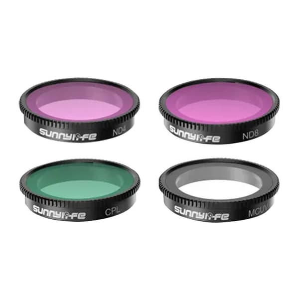 Sæt med 4 filtre MCUV+CPL+ND4+ND8 Sunnylife til Insta360 GO 3/2