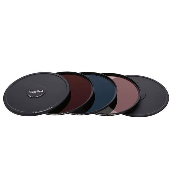 Rollei - 26593 - F:X Pro ND Neutral Density Filter Kit (ND 8, ND 64, ND1000) med 3 grå filter (112 mm)