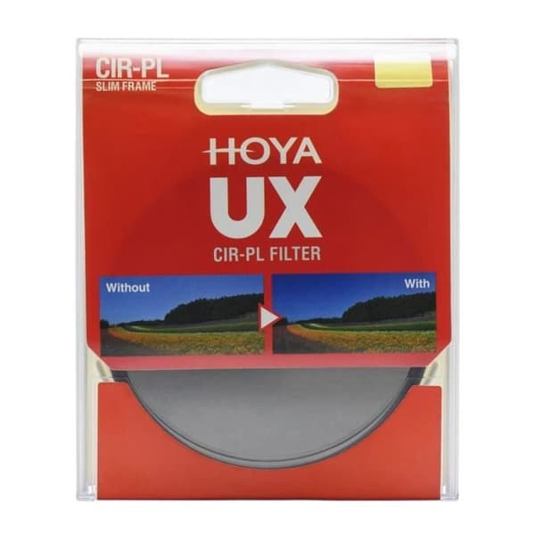 HOYA PLC UX 62 mm cirkulärt polariserande filter - Minskar reflektioner och förbättrar färgmättnaden
