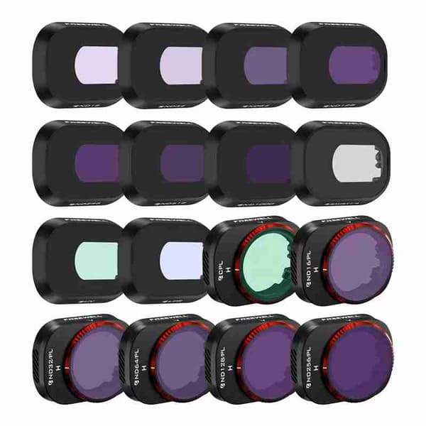 16 suodattimen sarja Freewell DJI Mini 4 Pro -droonille