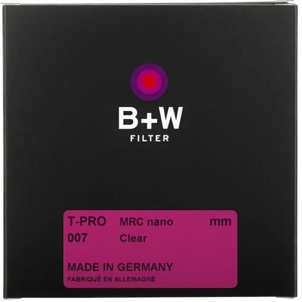 B-W B+W 007 Ultra Fine T-Pro Protection Filter med MRC Nano Titanium Finish, 16 x Grön, Super Slim, Premium - 1097729
