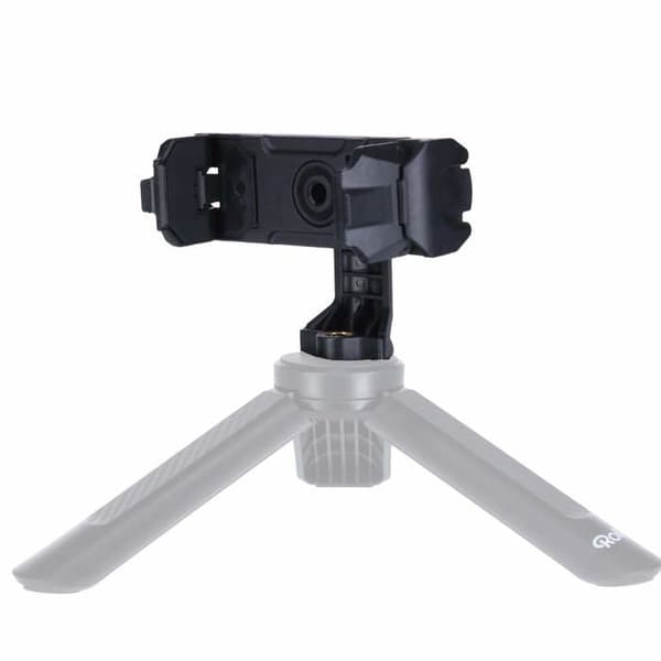 Rollei Smartphone Holder II, professionell stativfäste mobiltelefonhållare i läge