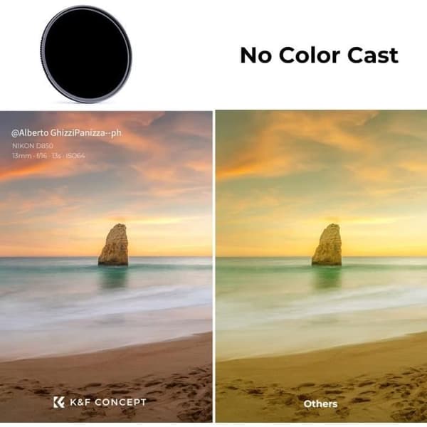 ND1000-filter - KF Concept - 86mm - Optiskt glas - Hög genomskinlighet - Extra tunn