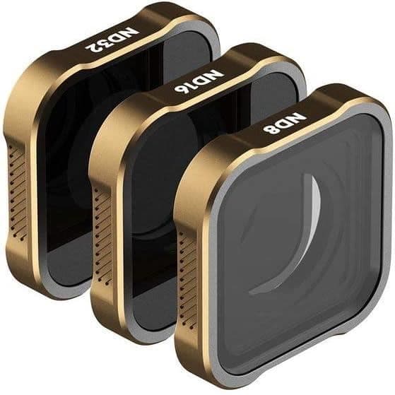 Filter till GoPro - PolarPro - Shutter Collection - Kit med 3 filter ND8, ND16, ND32 - 16 lager av beläggning