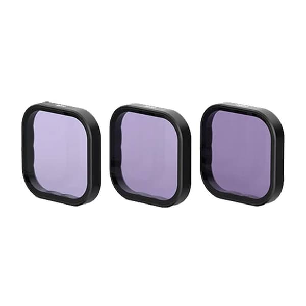 Sett med 3 Telesin ND 8/16/32 filtre for GoPro GoPro Hero 13 Black (S5-FLT-12-TGP)