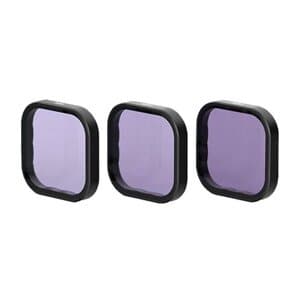 Sett med 3 Telesin ND 8/16/32 filtre for GoPro GoPro Hero 13 Black (S5-FLT-12-TGP)