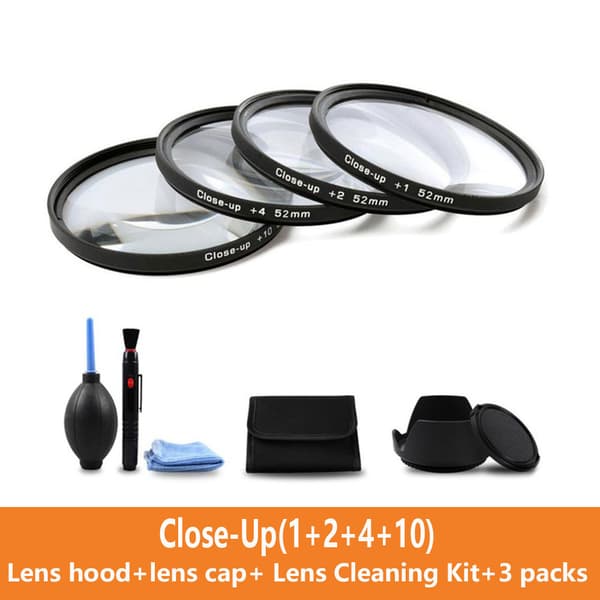 INF Nærbilde makrofiltersett +1+2+4+10 med UV CPL FLD  62 mm