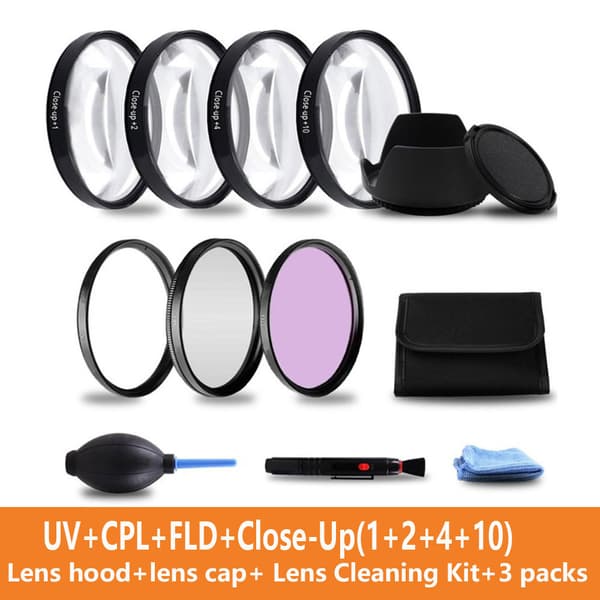 INF Nærbilde makrofiltersett +1+2+4+10 med UV CPL FLD  62 mm