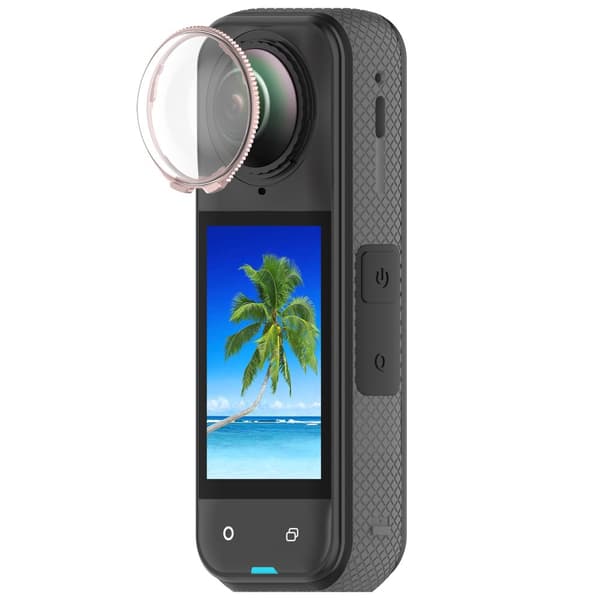 INF Insta360 X4 Suojalinssi - Parannettu Selkeys & Turvallisuus Vaaleanpunainen