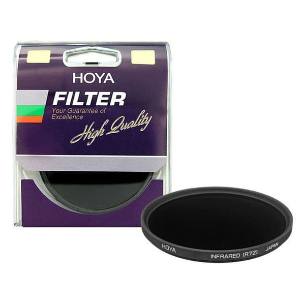 HOYA R72 Infrarött filter för 82mm objektiv - Filtereffekter: Infrarött