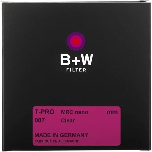 B-W B+W 007 Ultra Fine T-Pro Protection Filter med MRC Nano Titanium Finish, 16 x Grön, Super Slim, Premium - 1097736