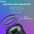 Miniatyrbild 2 av 4: UV-filter - KENKO - PRO1D Instant Action - Ø82mm - Magnetiskt system - Hög kvalitet