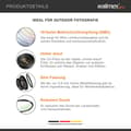 Miniatyrbild 3 av 4: UV-fotofilter - Walimex pro - 22953 - 72 mm - Super DMC 16 gånger - Optimal skydd