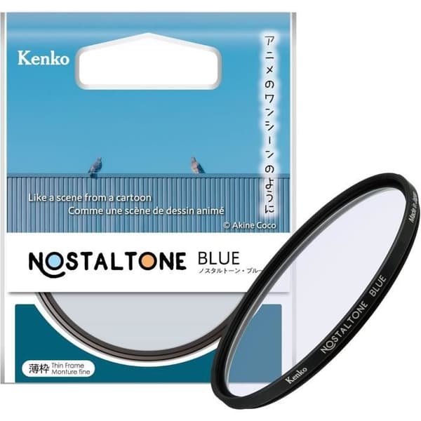 Filtr för mjuka effekter - Kenko - NOSTALTONE Blue - 77mm - Diffusion av ljus - Nostalgisk atmosfär