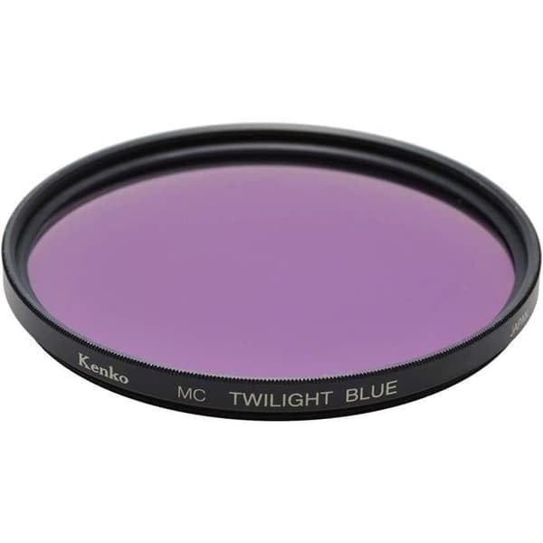 Filtr med effekt - Kenko - MC Twilight Blue - 82mm - Multilager optisk behandling - Nattfotografi