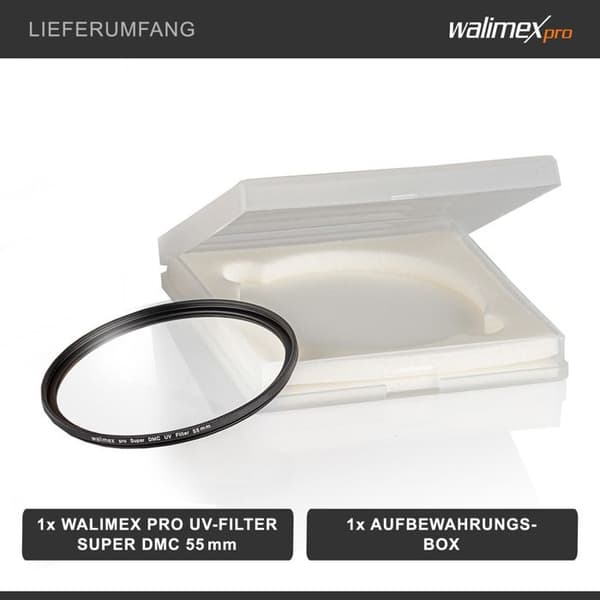 UV-filter - Walimex pro - Slim Sup - UV-skydd - Nano-beläggning - 16 gånger behandlad