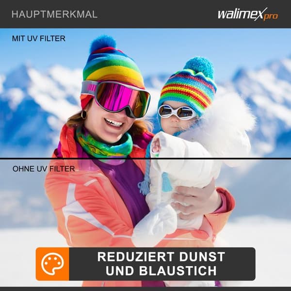 UV-filter - Walimex pro - Slim Sup - UV-skydd - Nano-beläggning - 16 gånger behandlad