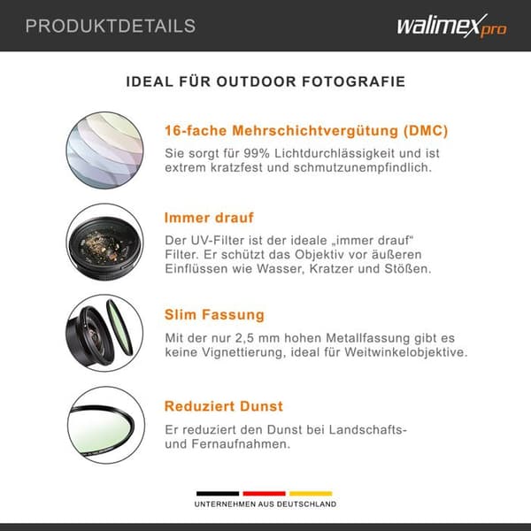 Walimex pro UV Slimfilter Sup