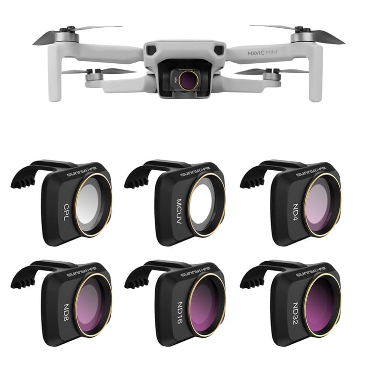 DJI Mavic Mini / Mini 2, 6-Pack ND-Filter