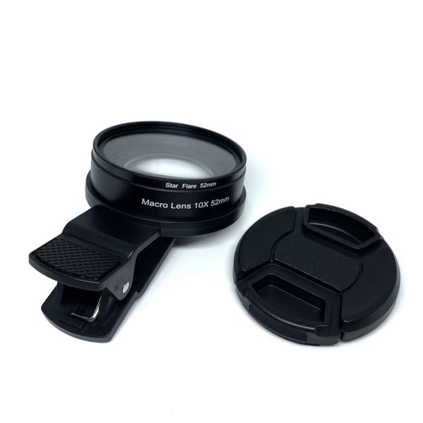 INF 3 i 1 52 mm 10X makroobjektiv med stjernefilter