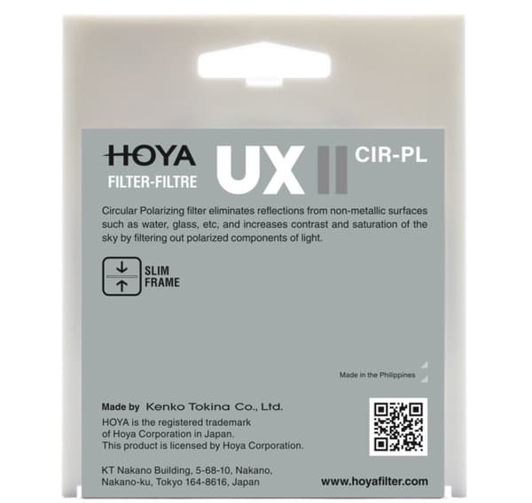 Hoya suodatin pyöreä polarisaattori UX II 62mm