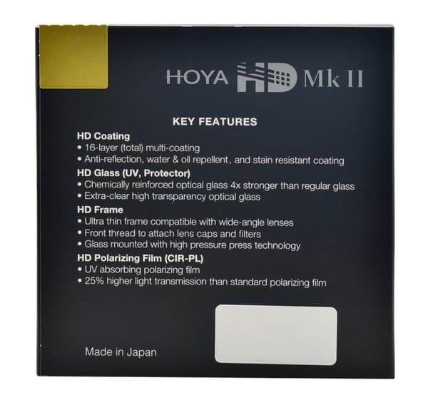 Hoya filter UV HD Mk II 58mm