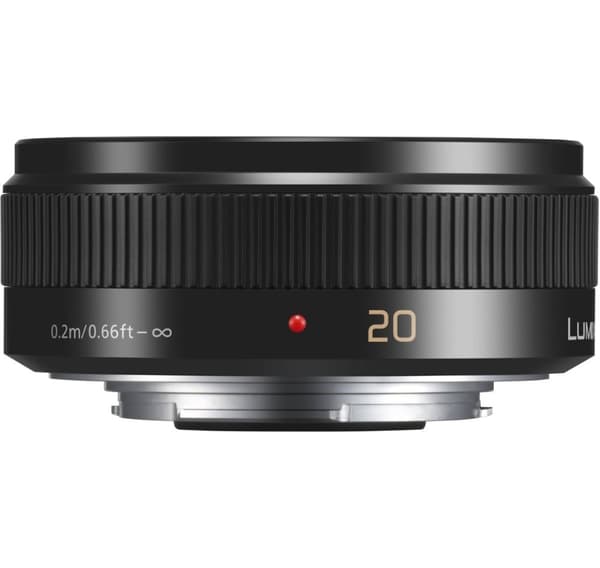 Panasonic Lumix G 20mm f/1.7 II ASPH, musta