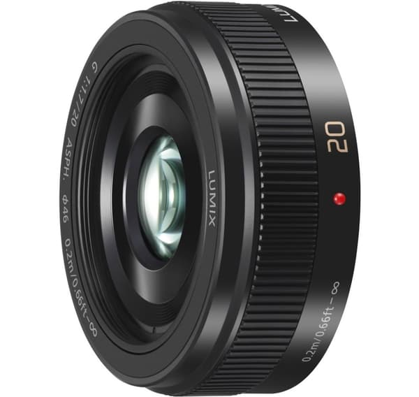Panasonic Lumix G 20mm f/1.7 II ASPH, musta