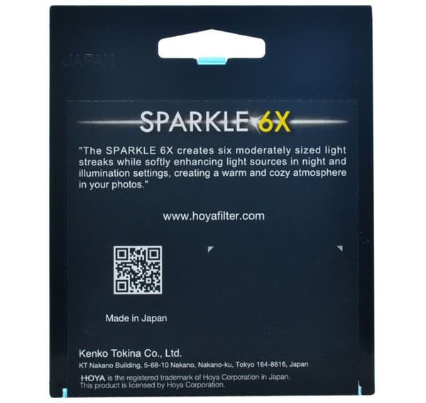 Hoya filter Sparkle 6x 62mm