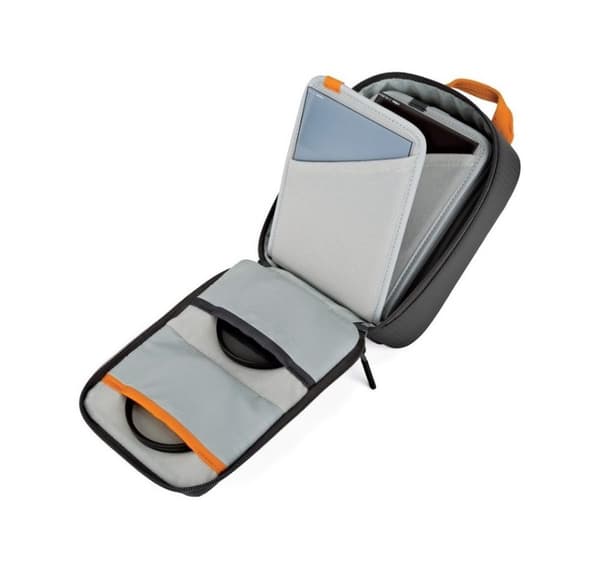 Lowepro GearUp Filter Pouch 100, tummanharmaa