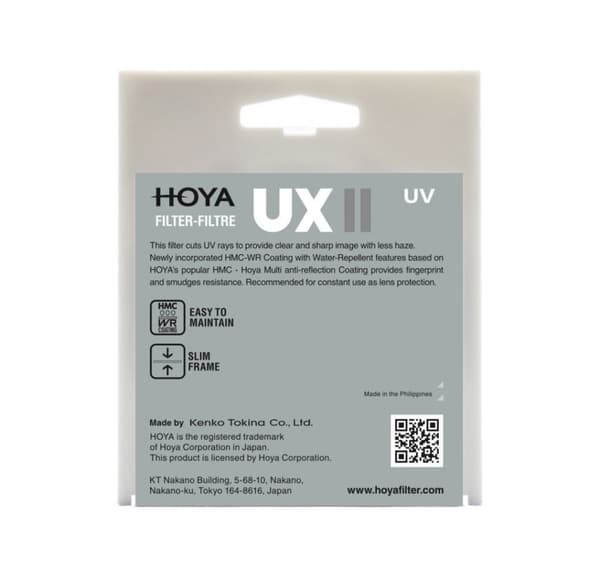 Hoya filter UX II UV 55mm