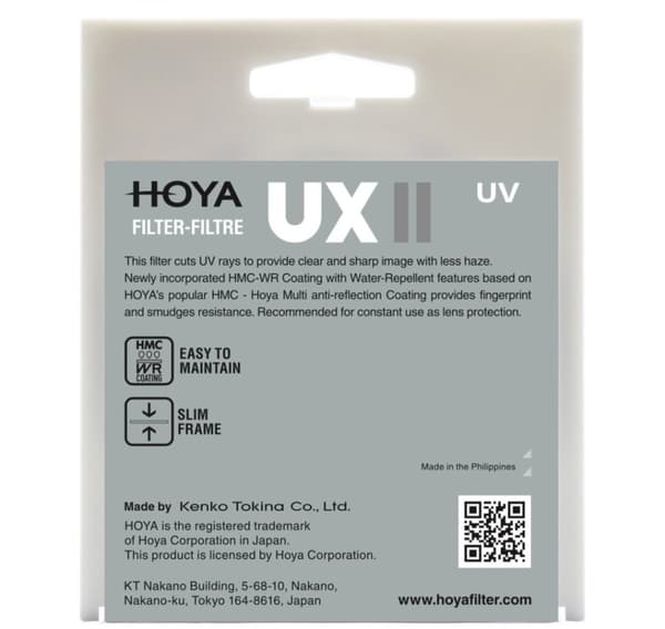 Hoya-suodatin UX II UV 37mm