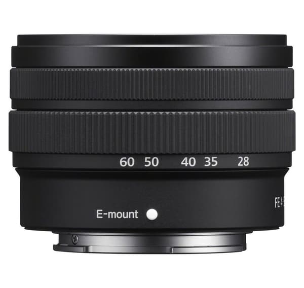 Sony FE 28-60mm f/4-5.6 objektiv, svart