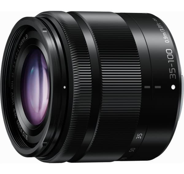 Panasonic Lumix G Vario 35-100mm f/4.0-5.6 ASPH MEGA OIS, svart
