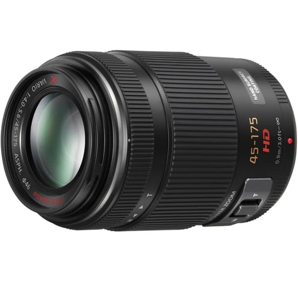 Panasonic Lumix GX Vario PZ 45-175mm f/4.0-5.6 ASPH POWER OIS, musta