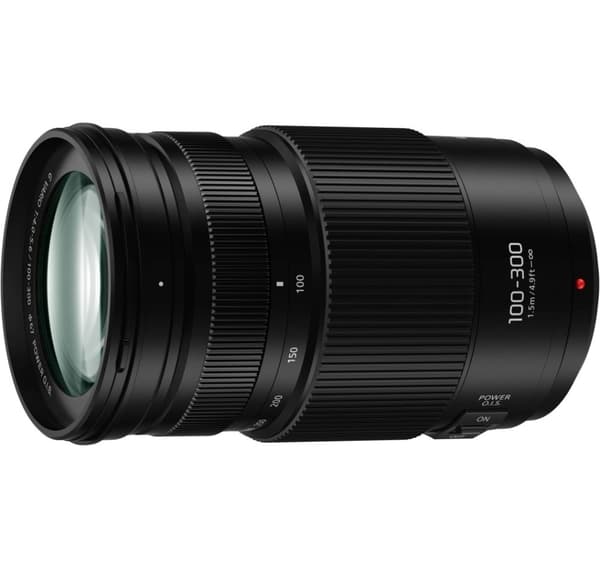 Panasonic Lumix G Vario 100-300mm f/4.0-5.6 II POWER OIS-objektiv Svart