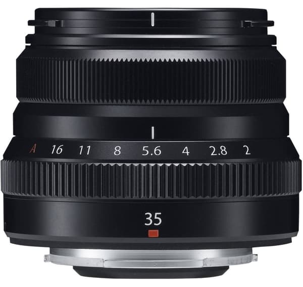 Fujinon XF 35mm f/2 R WR, svart