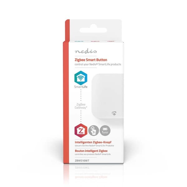 SmartLife Strömbrytare | Zigbee 3.0 | Väggfäste | Android™ / IOS | Plast | Vit