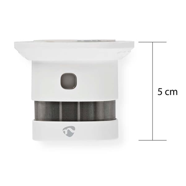 SmartLife Røgalarm | Zigbee 3.0 | Batteri | Sensorlevetid: 10 År | EN 14604 | 85 dB | Hvid | 1 stk.