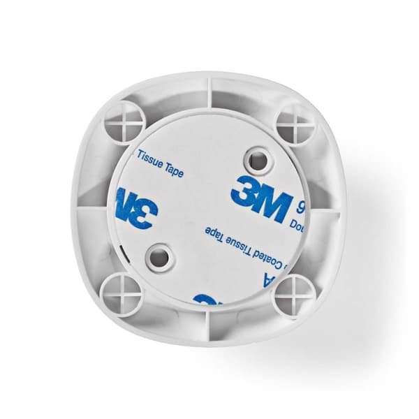 SmartLife CO Detektor | Zigbee 3.0 | Batteri drevet | Sensorlivssyklus: 10 år | EN 50291 | Android™ / IOS | Med test knapp | 85 dB | Hvit