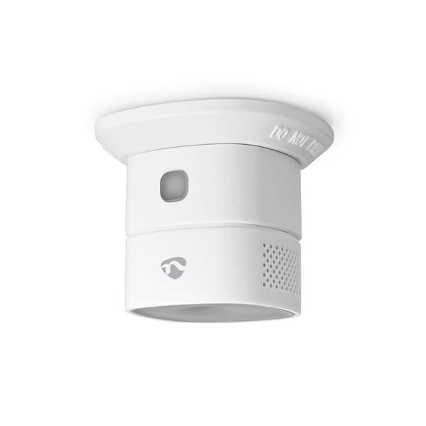 SmartLife CO Detektor | Zigbee 3.0 | Batteri drevet | Sensorlivssyklus: 10 år | EN 50291 | Android™ / IOS | Med test knapp | 85 dB | Hvit