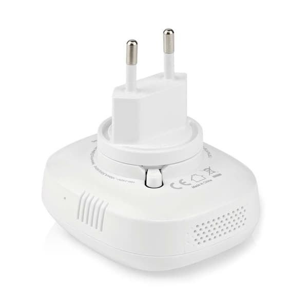 SmartLife-Gasdetektor | Zigbee 3.0 | Strømforsyning | Sensorlevetid: 5 År | EN 50194-1:2009 | Android™ / IOS | Med testknap | 75 dB | Hvid