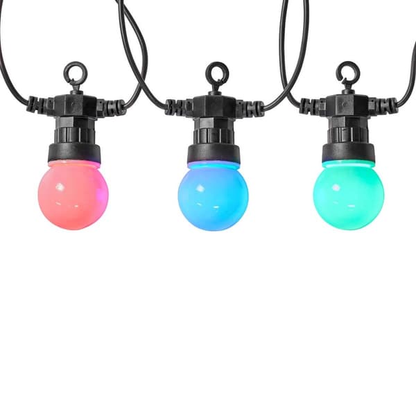 SmartLife Julbelysning | Festljus | Wi-Fi | RGB | 10 LED's | 9.00 m | Android™ / IOS | Glödlampediameter: 50 mm