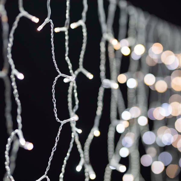 SmartLife Julbelysning | Ridå | Wi-Fi | Varm Vit | 200 LED's | 3.00 m | Android™ / IOS