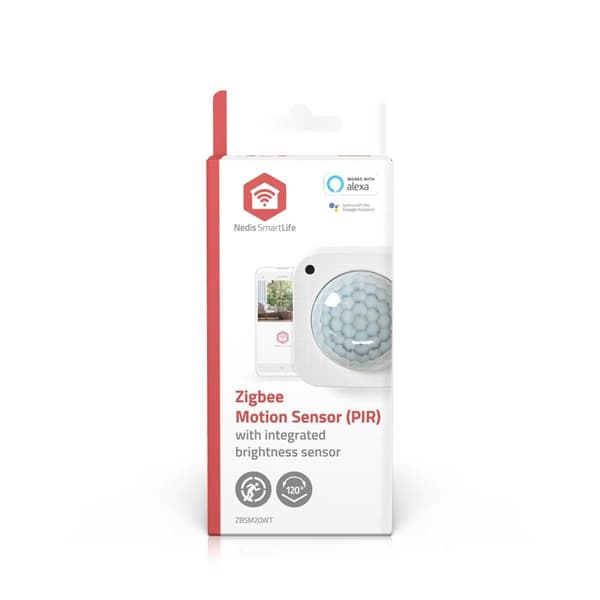 SmartLife Liiketunnistin | Zigbee 3.0 | Akkukäyttöinen / USB Virta | Tunnistuskulma: 100 ° | Tunnistusalue: 7 m | Maks. akunkesto: 24 Kuukautta | Valk