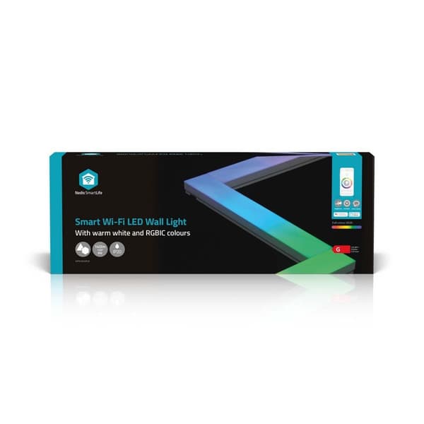 SmartLife jluelys | Vægstang | Wi-Fi | RGBIC / Varm Hvid | Android™ / IOS