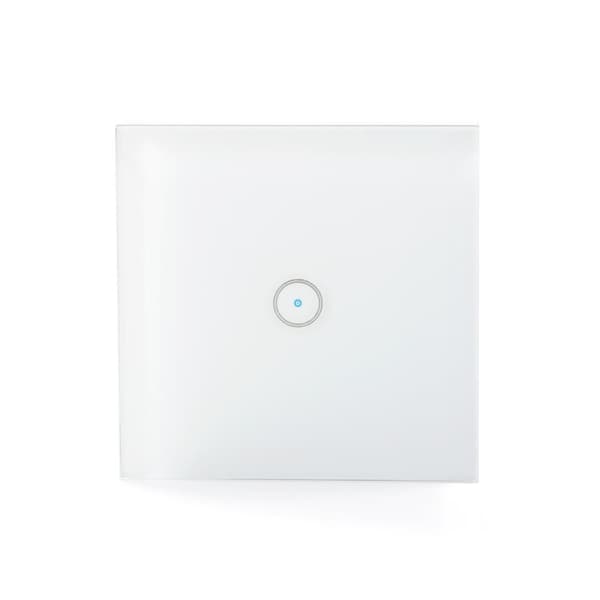 SmartLife Seinäkytkin | Wi-Fi | Yksittäinen | Seinäkiinnitys | 1000 W | Android™ / IOS | Lasi | Valkoinen