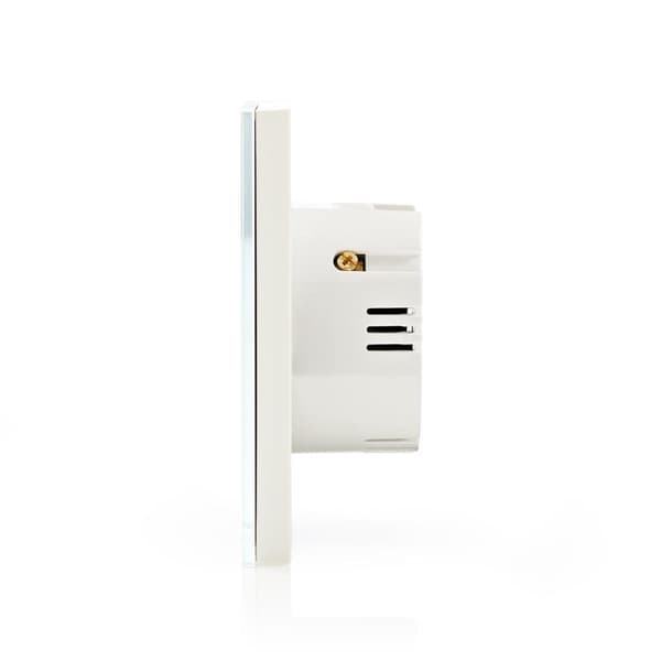 SmartLife Seinäkytkin | Wi-Fi | Yksittäinen | Seinäkiinnitys | 1000 W | Android™ / IOS | Lasi | Valkoinen