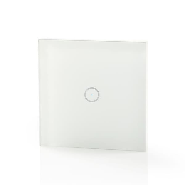 SmartLife Seinäkytkin | Wi-Fi | Yksittäinen | Seinäkiinnitys | 1000 W | Android™ / IOS | Lasi | Valkoinen